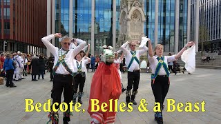 Bedcote Morris  The Belles of London City and a Beast in Chamberlain Square Birmingham [upl. by Enirroc]