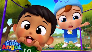 Playdate Challenge  Sharing Song  Kids Songs amp Nursery Rhymes by Little Angel [upl. by Cote]