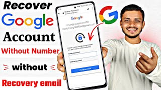 How to recover gmail account without phone number and recovery email  Gmail account recovery [upl. by Ahmad]