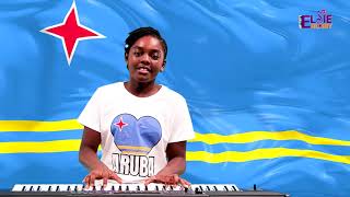 National Anthem of Aruba  Aruba Dushi Tera Played by Elsie Honny [upl. by Euqinom75]