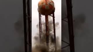 Oak ridge water tower demolition but reversed [upl. by Nuris]