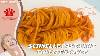 Schnelle Pasta mit Tomatensauce Silkeswelt pasta [upl. by Ocko]