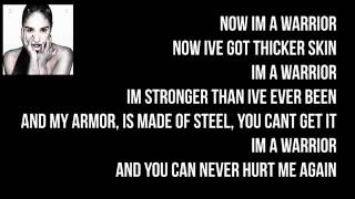 Demi Lovato  Warrior LYRICS [upl. by Ronoel]