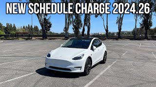 Tesla Model 3 or Y NEW Scheduled Charging Feature Tutorial on 202426 [upl. by Kalina658]