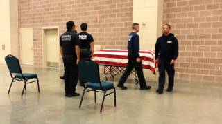 Honor Guard Training Casket Watch [upl. by Acined]