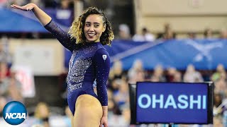 Katelyn Ohashis sensational floor routine at the 2019 NCAA gymnastics championship [upl. by Guy]