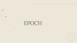 Q88 EPOCH IN SDTM [upl. by Htenaj]