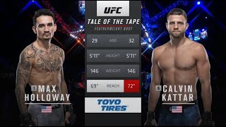 Holloway vs kattar Highlights [upl. by Sherline]