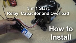 How to Install a Universal Relay 3 n 1 Starter on your Compressor [upl. by Lapides]