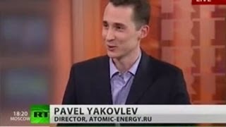 Fukushima interview with Pavel Yakovlev Founder of AtomicEnergyRu Russia Today [upl. by Karlee]