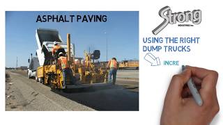 Most Productive Dump Trucks for Hauling Asphalt  Paving Jobs [upl. by Enrica]