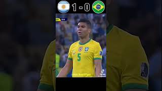 Brazil vs Argentina copa America match 2021 [upl. by Bultman914]