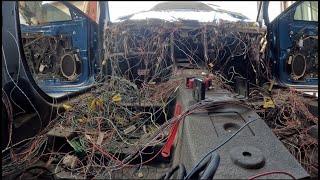 WIRING MY CAR ONE WIRE AT A TIME  THIS ALMOST KILLED ME [upl. by Basilio382]