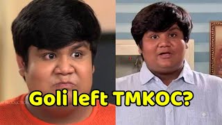 Goli left Taarak mehta ka Ooltah chashmah serial [upl. by Elizabeth]