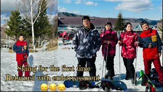 SKIING IN JAPAN  TRAVEL VLOG  HUNTER MOUNTAIN 🏔️ [upl. by Sasha]