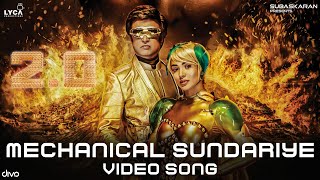 Mechanical Sundariye Full Video Song  20 Hindi  Rajinikanth  Shankar  AR Rahman [upl. by Ymereg]