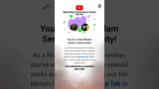 Proud Member Of Malam Seram YouTube [upl. by Nelg]