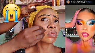 I went to the WORST REVIEWED MAKEUP ARTIST in YOLA CITY NIGERIA 😱 [upl. by Sacken]