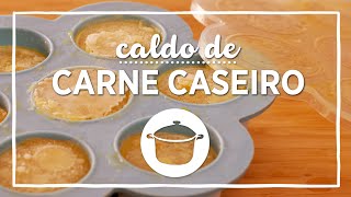 Receita Fácil de Caldo de Carne Caseiro [upl. by Fezoj]