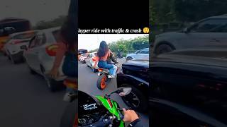 Hyper rider jordar stunt 🫶 rider sorts motovlog vrialshort [upl. by Weisbart]