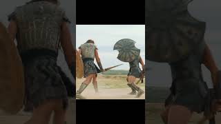 Troy Fight Scene ACHILLES VS HECTOR 🔥moviescenes movieshorts fightscene achilles troy hector [upl. by Elyad298]