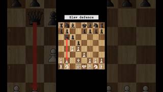 Chess  slav defence  chess trick chess chessgame checkmate viralvideo trending [upl. by Zea]