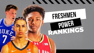 College Basketball Freshmen Power Rankings After Night One [upl. by Aviv]