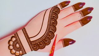 Easy Arabic Mehndi Design Tricks 2024  Back Hand Mehandi Design  Stylish Mehandi Design  Mehndi [upl. by Tanner]