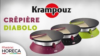 Crepiere diabolo krampouz  Materiel Horeca [upl. by Nnylatsyrk672]