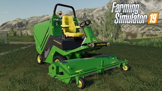 FS19  John Deere Mower  Farming Simulator 2019 FS 19 LS 19 Tractor Mod [upl. by Cirone]