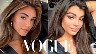 I followed Madison Beers VOGUE makeup routine [upl. by Edobalo]