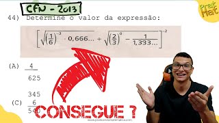 ESSE ASSUNTO SEMPRE CAI NA PROVA DE CFN  REVISÃO DE MATEMÁTICA PARA FUZILEIRO NAVAL [upl. by Nnylireg220]