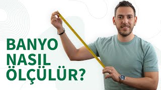 Banyolar Nasıl Ölçülür Banyonuzun Ölçüleri Neler ve Kaç Metrekare [upl. by Heyra]