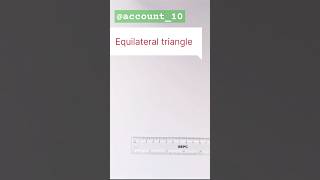 Equilateral Triangle maths geometry construction [upl. by Linus]