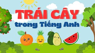 Học từ vựng Trái Cây trong Tiếng Anh  Dạy bé từ vựng Tiếng Anh về trái cây  Fruits in English [upl. by Ibok]