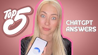 Top 5 MindBlowing ChatGPT Answers That Will Leave You Speechless  COMPILATION [upl. by Celinka]