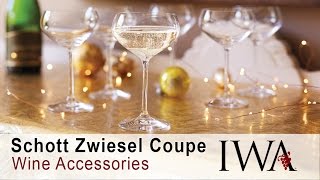 Unboxing Schott Zwiesel Champagne Coupe from IWA [upl. by Hagar542]