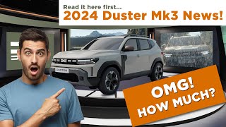 NEWS  How Much 2024 Dacia Duster Review  Pricing Details [upl. by Naut250]