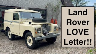 Why I LOVE my Land Rover Series 3 88quot  and why you should too [upl. by Silloh]