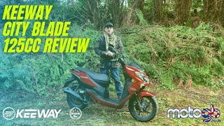 Keeway City Blade 125cc Scooter Review [upl. by Ehling]