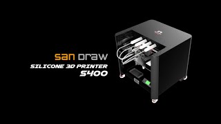 【SanDraw】S400 Silicone 3D Printer Demo video [upl. by Cloutman]