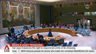 UNSC emergency meeting divided following Israels attack on Iran [upl. by Paschasia]