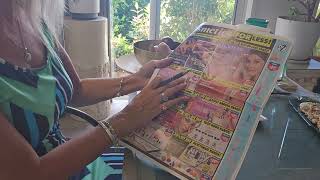 Asmr🍒🧘‍♀️Health amp Wellness Magazine amp Newspaper Whispered Page Turning amp Squeezing [upl. by Inatirb]