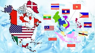 WORLD HISTORY IN 60 SECONDS The Intertwined Histories of North America and Asia asia northamerica [upl. by Ozneral]