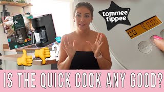 Tommee Tippee Quick Cook Food Maker  DEMO REVIEW AND UNBOX  Baby Weaning [upl. by Anayaran]