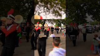 Beardstown Marching Band Routine Beardstown Fall Fun Festival Parade 2024 [upl. by Drofxer]