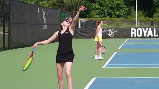 Varsity Girls Tennis Highlights vs Shrine High School 51424 [upl. by Atonsah515]