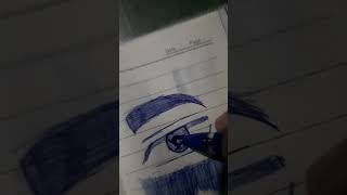 eye pen sketching short animeeye viral art [upl. by Sue743]