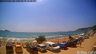 20230618 Arillas Corfu Live Webcam [upl. by Weir732]