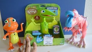 Dinosaur Train toys InterAction Tiny Pteranodon interactive toy videos for children dino collection [upl. by Arhna512]